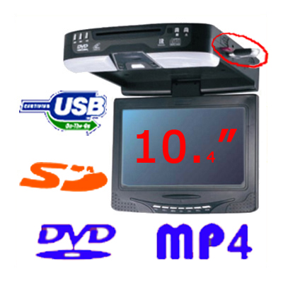  10.4 Inch Roof-monted Dvd Player With USB / SD Slot FIT104 (10.4 pouces toit-DVD monted Avec l`USB / SD slot FIT104)