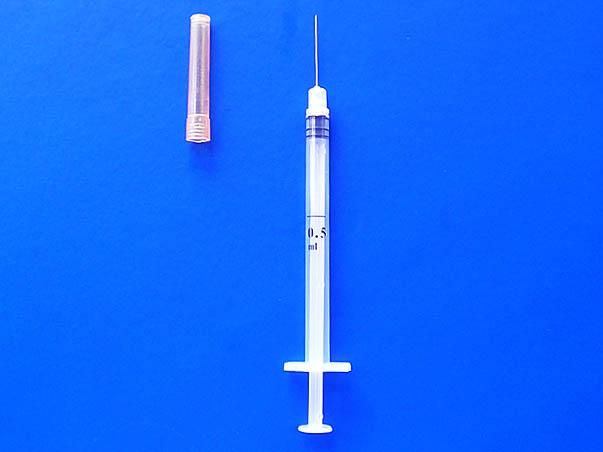  Syringe Reconstitution 0.5ml (Spritze zur Rekonstitution 0.5ml)