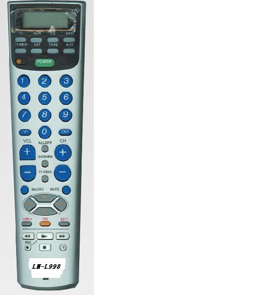  LCD Universal Remote Control (LCD Télécommande universelle)