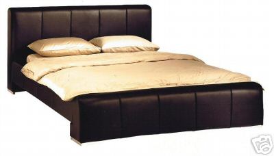 Echtes Leder Bett (Echtes Leder Bett)