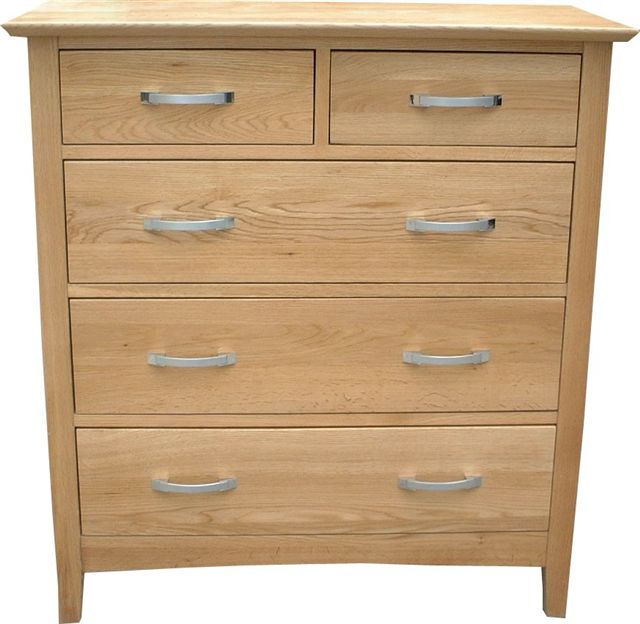  Solid Oak 3 By 3 Chest Of Drawer (Solid Oak 3 par 3 Chest Of tiroir)