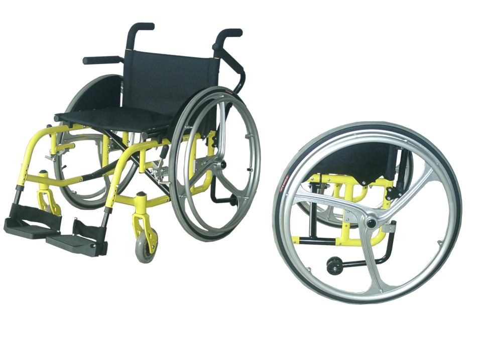 Aluminium Sporty Rollstuhl (Aluminium Sporty Rollstuhl)