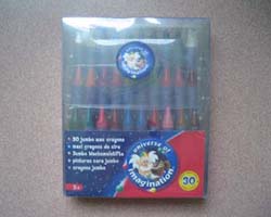  30pcs Wax Crayon With Plastic Box (30pcs crayon de cire avec du plastique Box)