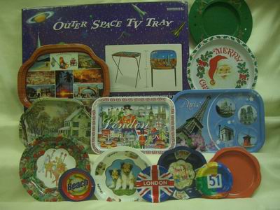  Tinplate Trays, Serving Tray, Round Trays