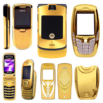  Golden Alloy Mobile Phone Case Suit (Золотой сплав мобильный телефон дело Suit)