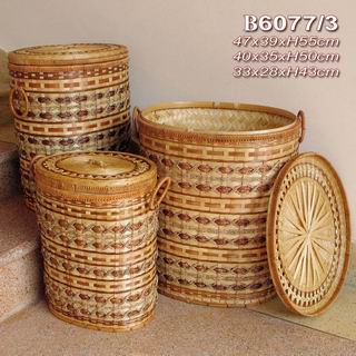  Bamboo Laundry Basket