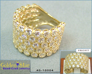  78 Diamonds Ring - 2.34 Ct. - 14k Yellow Gold ( 78 Diamonds Ring - 2.34 Ct. - 14k Yellow Gold)