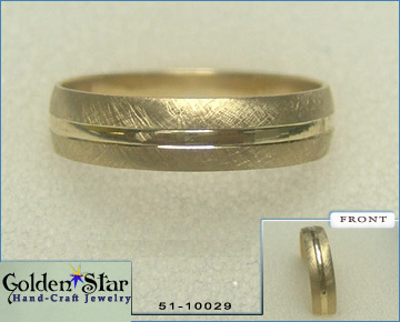  14k Yellow Gold Mens Wedding Ring - 4mm Width ( 14k Yellow Gold Mens Wedding Ring - 4mm Width)