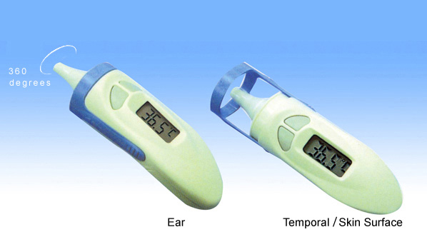  Dual Use Ear / Temple Thermometer (Двойная уха использования / храм Термометр)