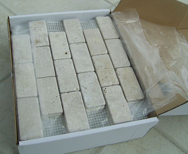  Travertine Mesh Mosaics (Travertin Mesh Mosaïque)