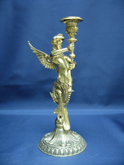  Brass Candle Holder (Messing Kerzenhalter)