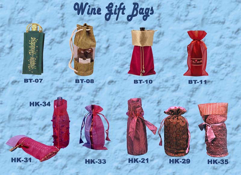  Wine Gift Bags (Вино Подарочные пакеты)