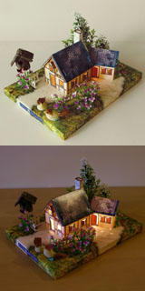  DIY Paper Lighting Model - Farm Yard C ( DIY Paper Lighting Model - Farm Yard C)