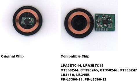  Toner Cartridge Chip (Cartouche toner Chip)