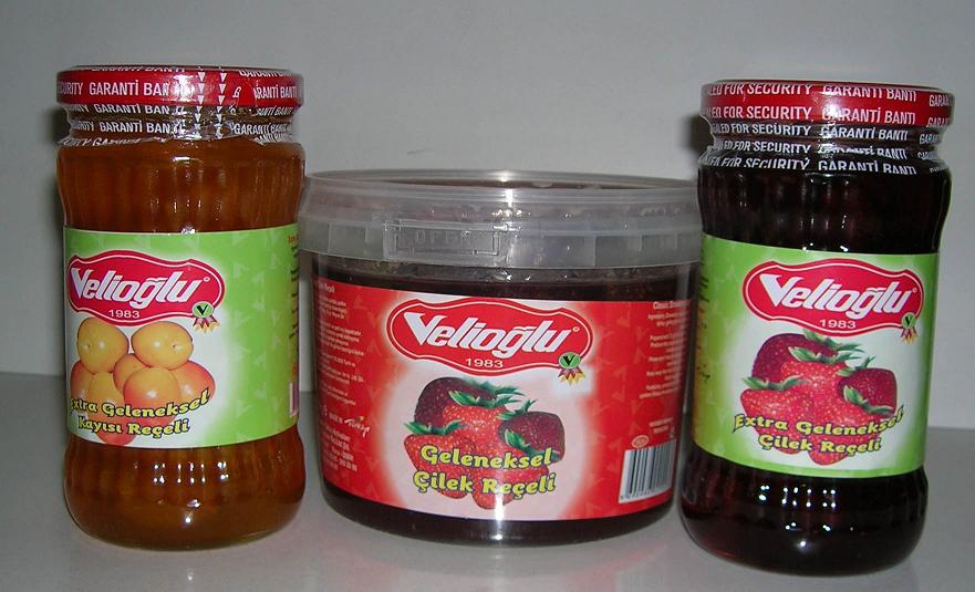  Jam from Turkey (Cherry, Strawberry, Apricot)