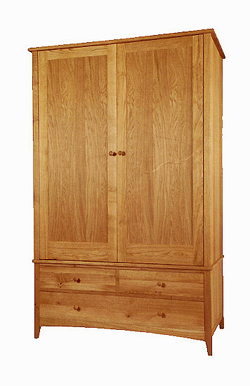  Oak 2 Door Wardrobe With Drawer ( Oak 2 Door Wardrobe With Drawer)