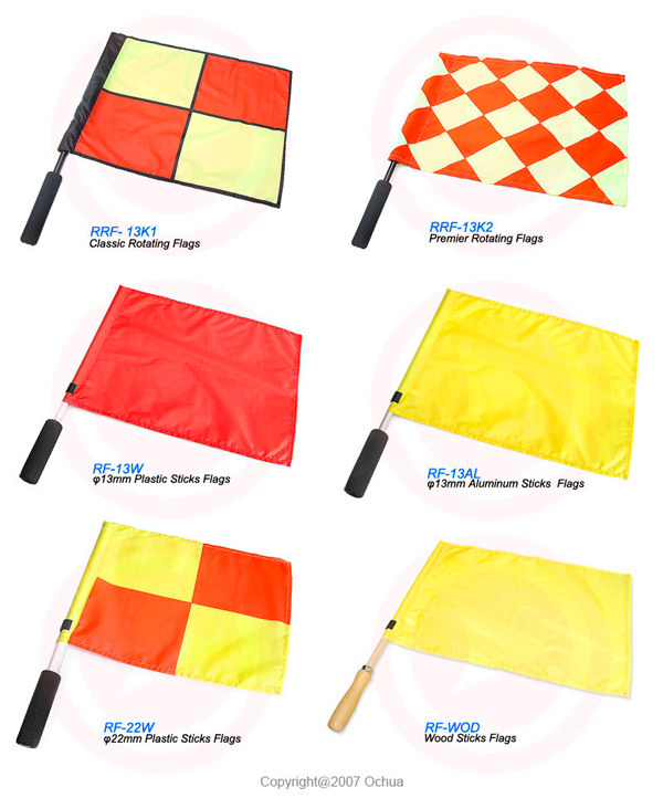  Soccer Referee Set Lineman Flag (Arbitre de football Set Lineman Drapeau)