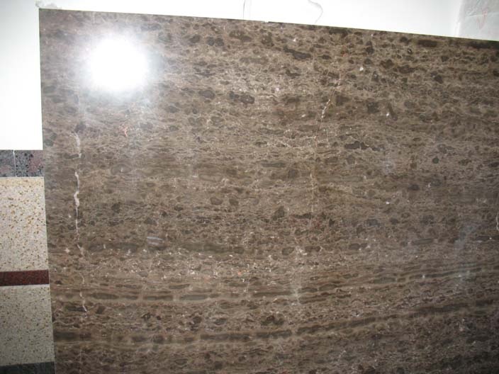  China Dark Brown Marble Slabs (Китай Темно-коричневый мраморных плит)