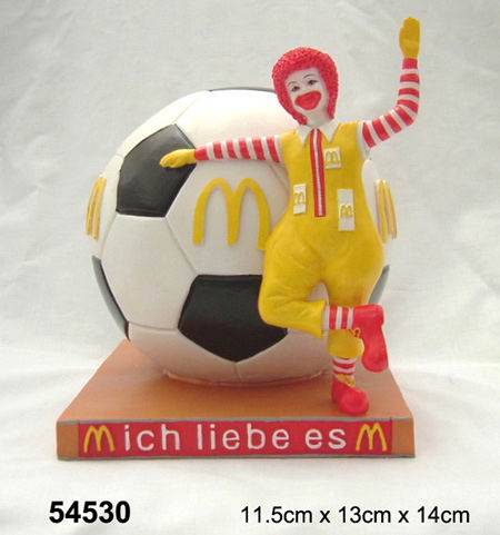  Football Money Box, Mc Donald Coin Box (Football Tirelire, Mc Donald Coin Box)