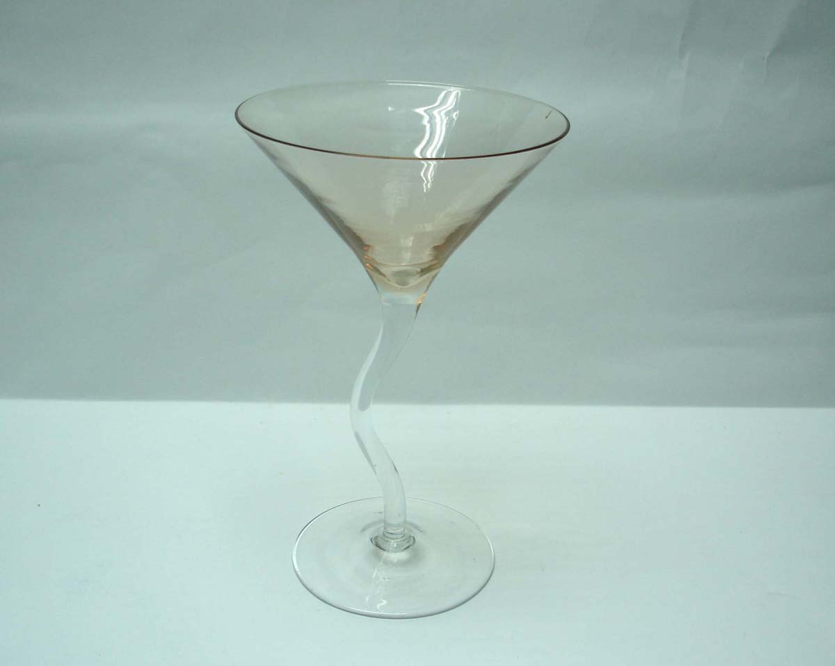  Martini Glass With Swirl Stem ( Martini Glass With Swirl Stem)