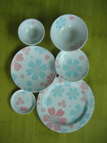  Melamine Dinnerware Set (Ensemble de vaisselle en mélamine)