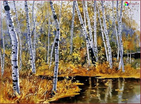  Bush Side Oil Painting (Буш Side Oil Painting)