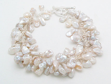  Fresh Water Pearl Bracelet (Süßwasser Perlen Armband)