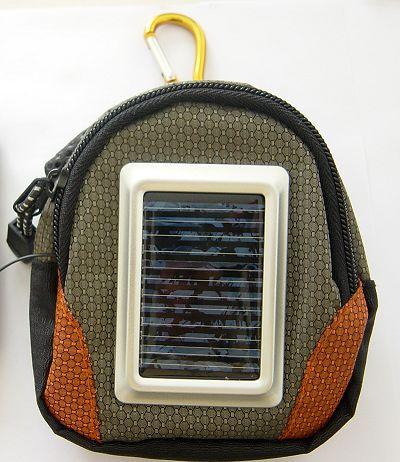 Solar Power Handy-Ladegerät mit Karabiner Clip & Buckle (Solar Power Handy-Ladegerät mit Karabiner Clip & Buckle)