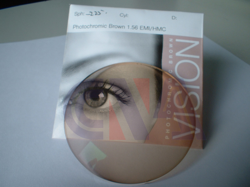  1. 56 Photochromic Lens Single Vision / S. V Hc / Hmc / Emi (1. 56 photochromiques seule lentille Vision / S. V Hc / HMC / Emi)