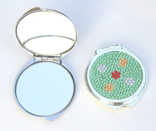  Compact Mirror With Crystal ( Compact Mirror With Crystal)