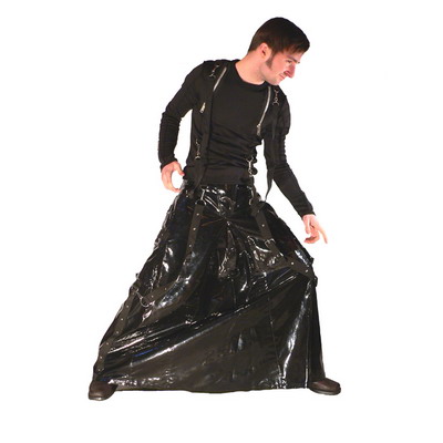  PVC Men Skirt Pants Gothic (ПВХ мужчин Юбка Брюки Готский)