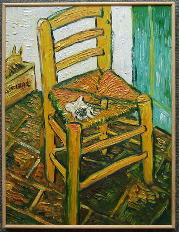  Van Gogh Paintings - Chair (Ван Гог картина - председатель)