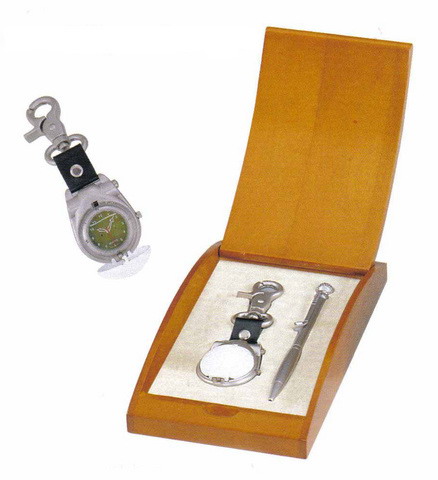  Golf Clip Watch And Golf Pen Set