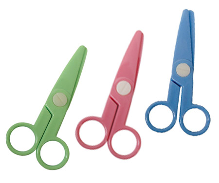  Stationery, Safety Plastic Scissors (Канцтовары, Безопасность пластиковых Ножницы)