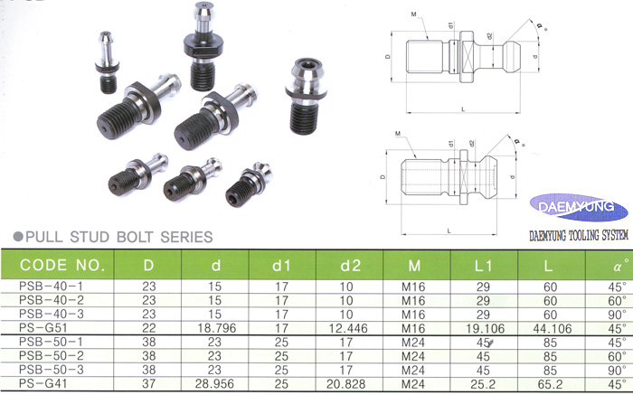  Pull Stud Bolt (Вытяните Шпилька)