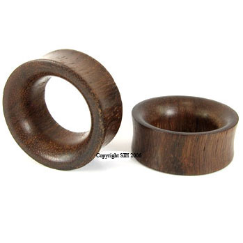  Organic Body Jewelry Concave Raintree Tunnel Pairs (Organic Body Jewelry Concave Raintree Tunnel Pairs)