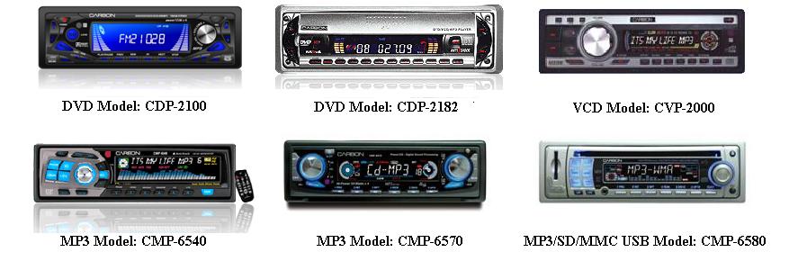  Car DVD And CD / MP3 Players