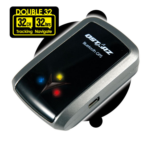  Qstarz Double 32 Bluetooth GPS Receiver (Qstarz Double 32 Bluetooth GPS Receiver)