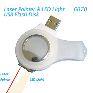 Laser Pointer & LED USB Flash Disc (Laser Pointer & LED USB Flash Disc)