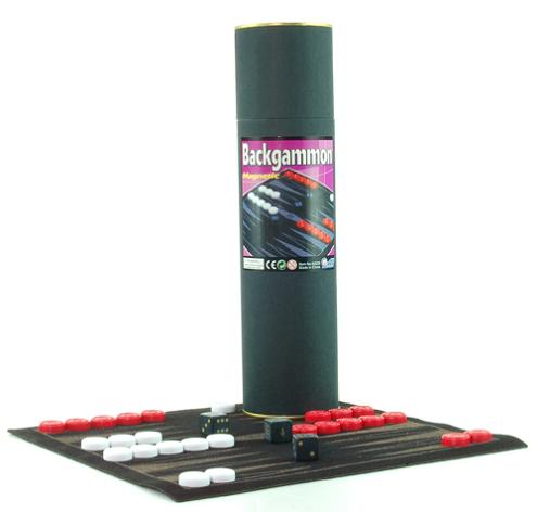  Magnetic Backgammon In Paper Tube ( Magnetic Backgammon In Paper Tube)