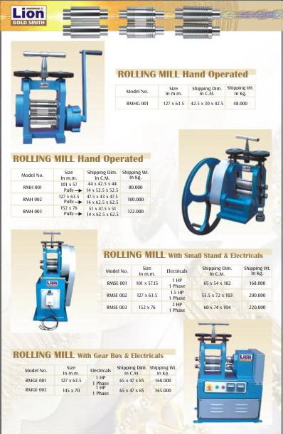  Rolling Mills For Jewellers (Прокатные станы для ювелиров)