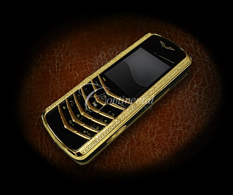 Continental Royal Piece 24K vergoldet Diamond Handy (Continental Royal Piece 24K vergoldet Diamond Handy)