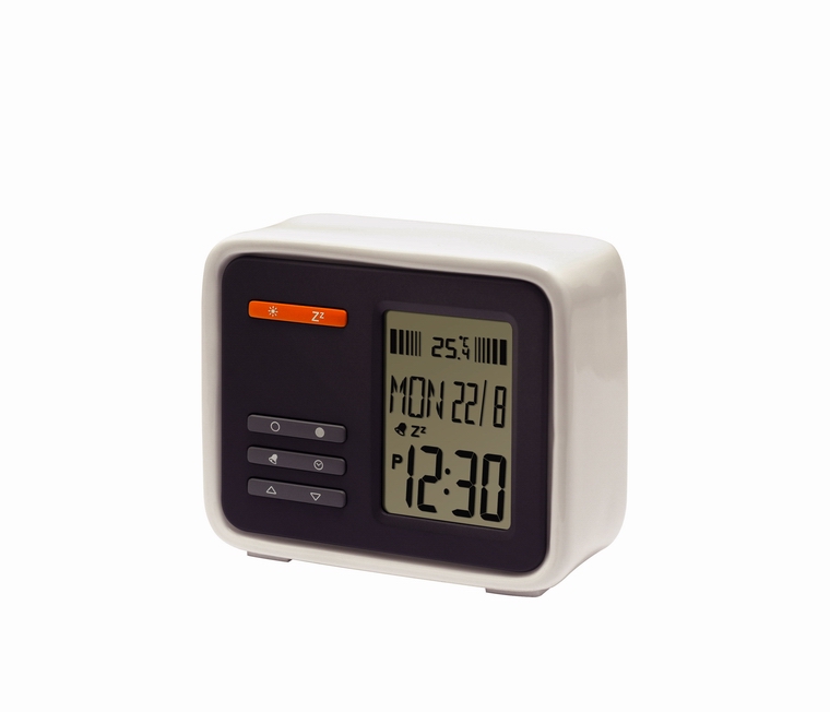  Icy-Ceramic LCD Alarm Clock