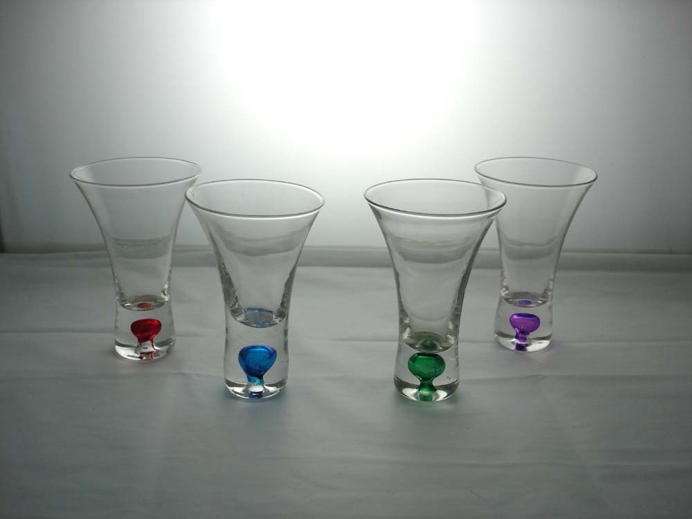 Supply Colored Bottom Shot Glass (Поставка цветного Bottom Стопка)