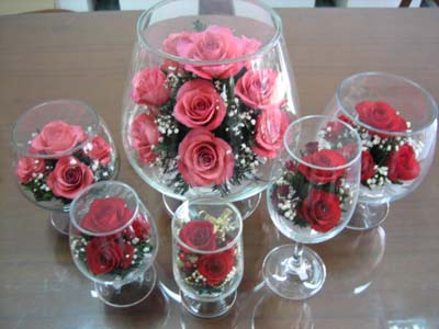  Dried Flower In Glass