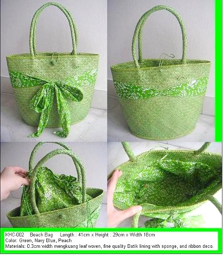  Fine Quality Mengkuang Woven Beach Bag (Fine Qualité Mengkuang Woven Sac de plage)