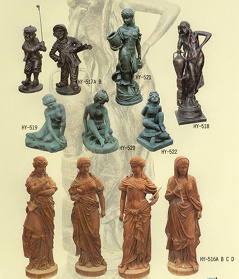  Cast Iron Garden Statues & Sculptures (Fonte statues de jardin et sculptures)