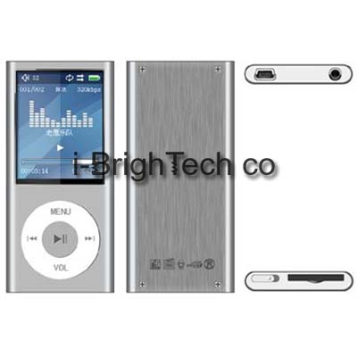  Nano Style MP4 With Mini SD Card Slot (Nano MP4 Style avec Mini SD Card Slot)