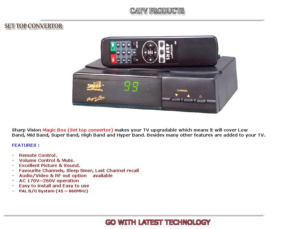  TV Tuner Box-CATV Converter (TV Tuner Box-CATV Converter)