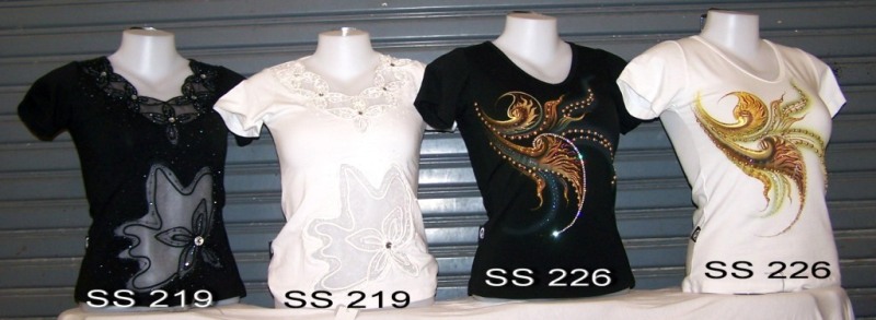  High Fashion Embroidered And Beaded Ladies Tops